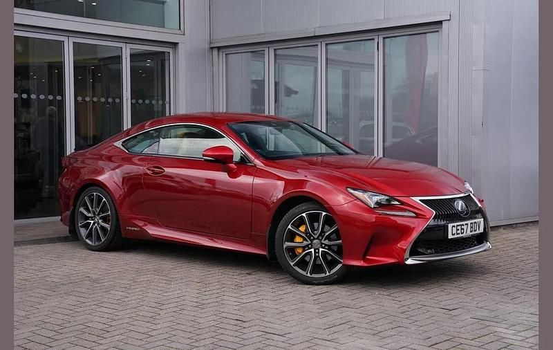 Used Lexus RC300h 220 HP (161 kW) 2017 Red Coupe