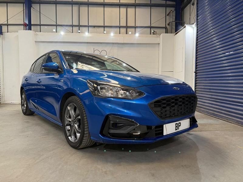 Blue Used 2020 Ford Focus ST-Line Hatchback | £8,995 (Super price) - Image 1/4