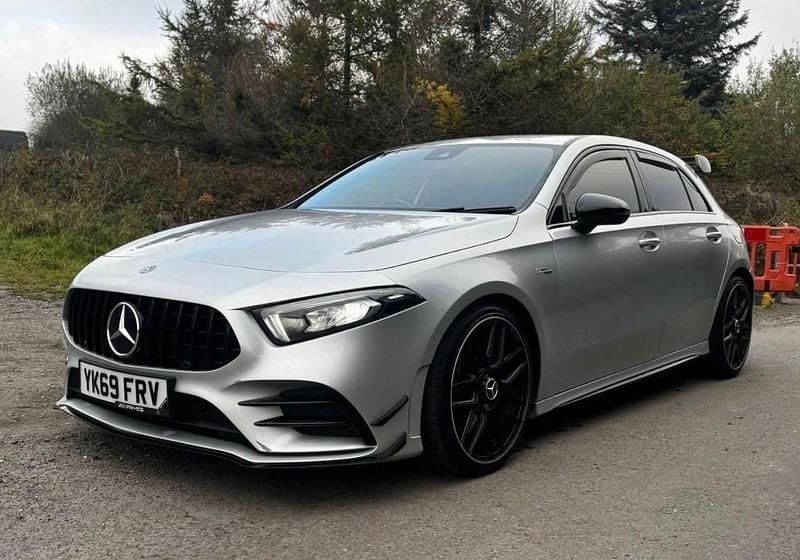 Used Mercedes A35 AMG 302 HP (222 kW) 2020 Silver Hatchback