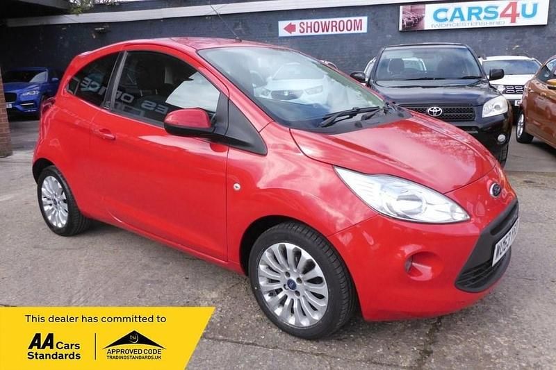 Used Ford Ka Zetec 69 HP (50 kW) 2013 Red Hatchback
