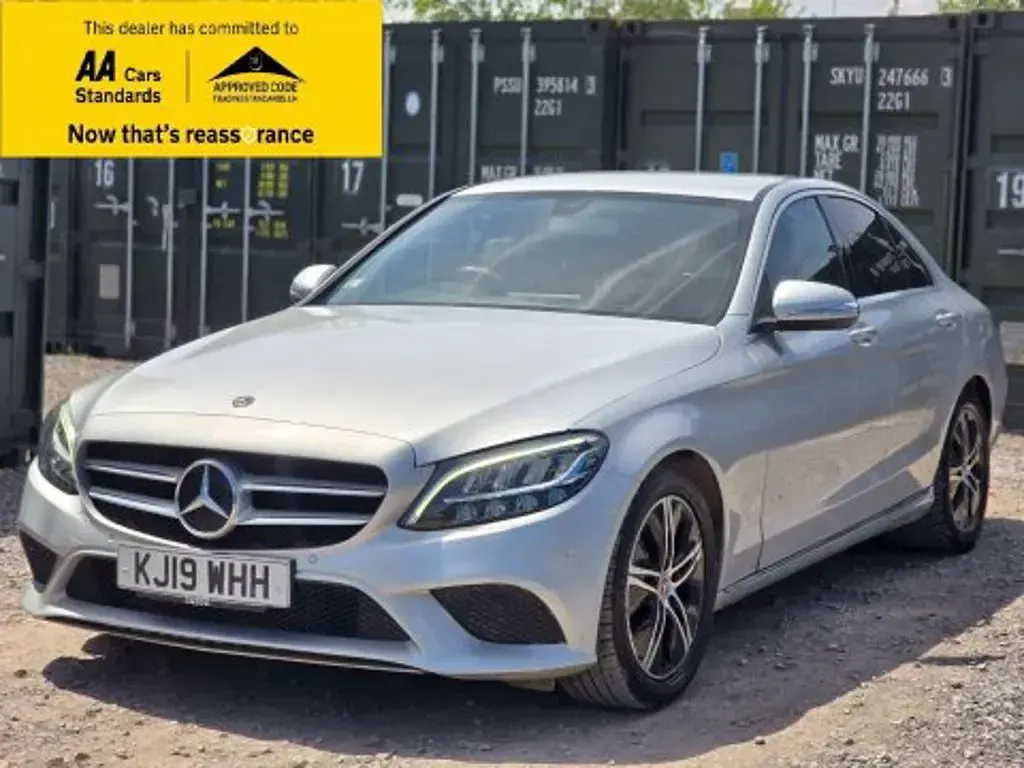 Used Mercedes C220 194 HP (142 kW) 2019 Silver Sedan