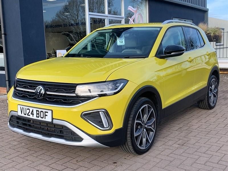 Used VW T-Cross Style 115 HP (84 kW) 2024 Yellow SUV