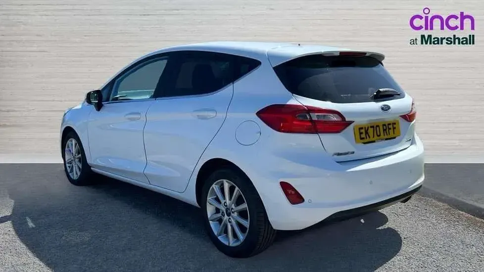Usado Ford Fiesta Titanium 125 CV (91 kW) 2020 Blanco Utilitario