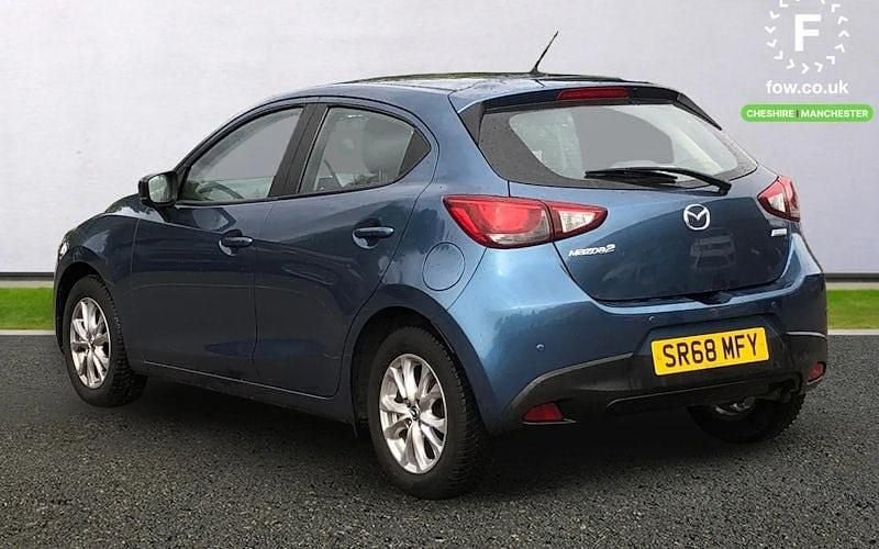 Used Mazda 2 75 HP (55 kW) 2019 Blue Hatchback