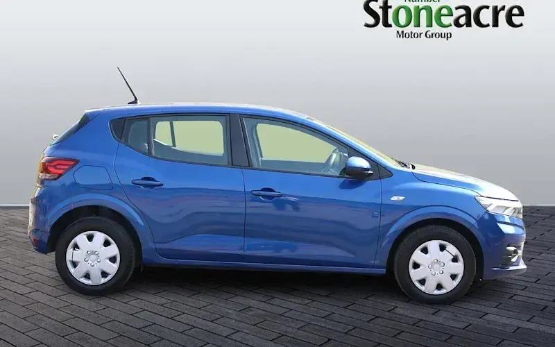Used Dacia Sandero Comfort 91 HP (66 kW) 2022 Blue Hatchback