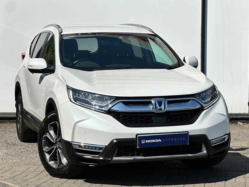 Platinum whote Used 2021 Honda CR-V Hybrid SUV | £22,295 (Fair price) - Image 1/4