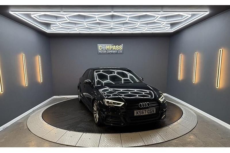 Used Audi A3 Black Edition 150 HP (110 kW) 2017 Black Sedan