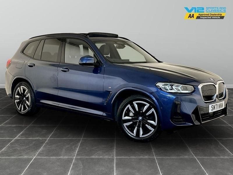 Blue Used 2022 BMW iX3 M Sport SUV | £26,695 (Super price) - Image 1/2