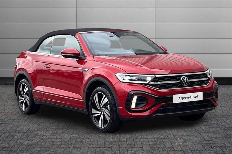 Kings red New 2025 VW T-Roc Cabriolet R-line Cabriolet | £35,490 (Good price) - Image 1/4