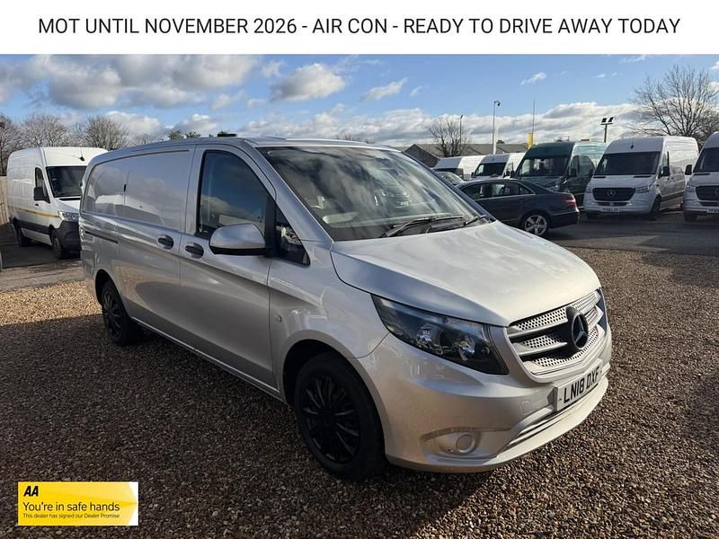 Silver Used 2018 Mercedes Vito Van | £8,300 (Good price) - Image 1/3