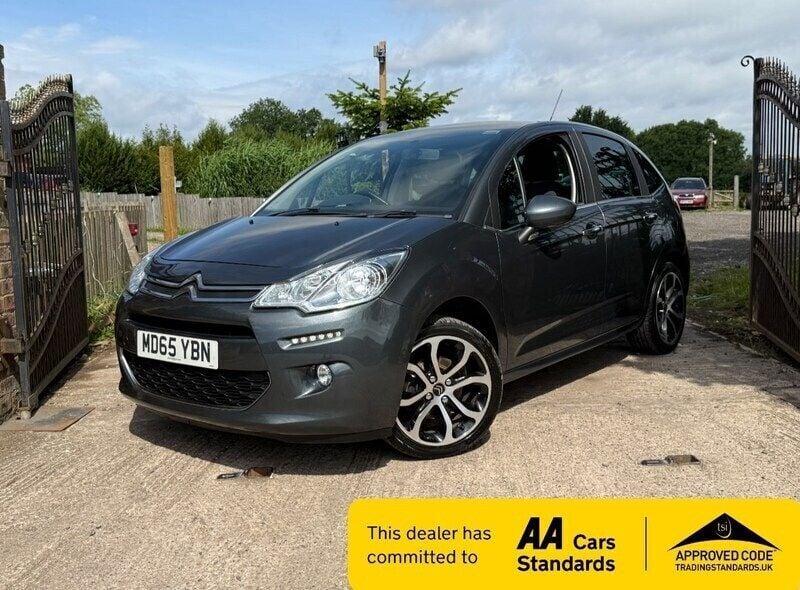 Grey Used 2015 Citroën C3 Platinum Hatchback | £3,495 (Fair price) - Image 1/3
