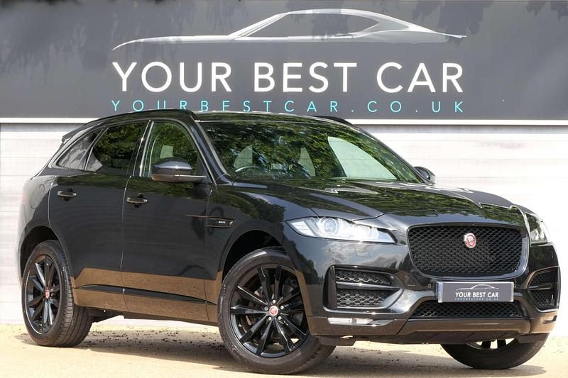 Black Used 2017 Jaguar F-Pace R-Sport SUV | £14,977 (Good price) - Image 1/2