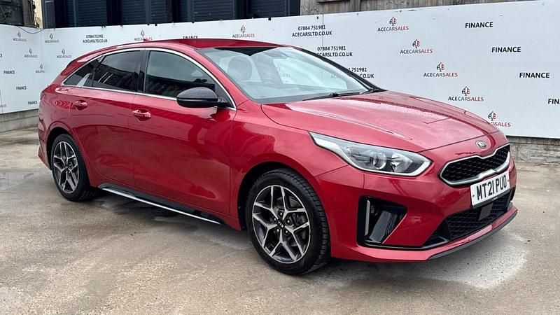 Used Kia ProCeed GT-Line 160 HP (117 kW) 2021 Red Estate