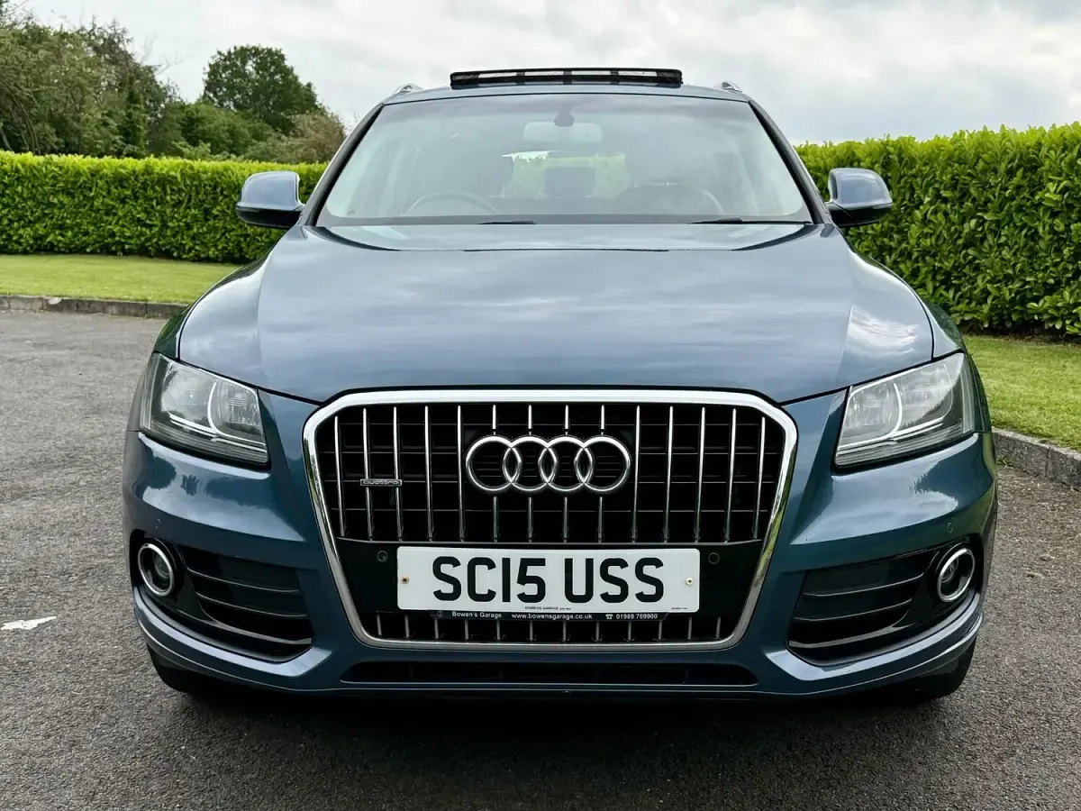 Used Audi Q5 S-Line 190 HP (139 kW) 2015 Blue SUV
