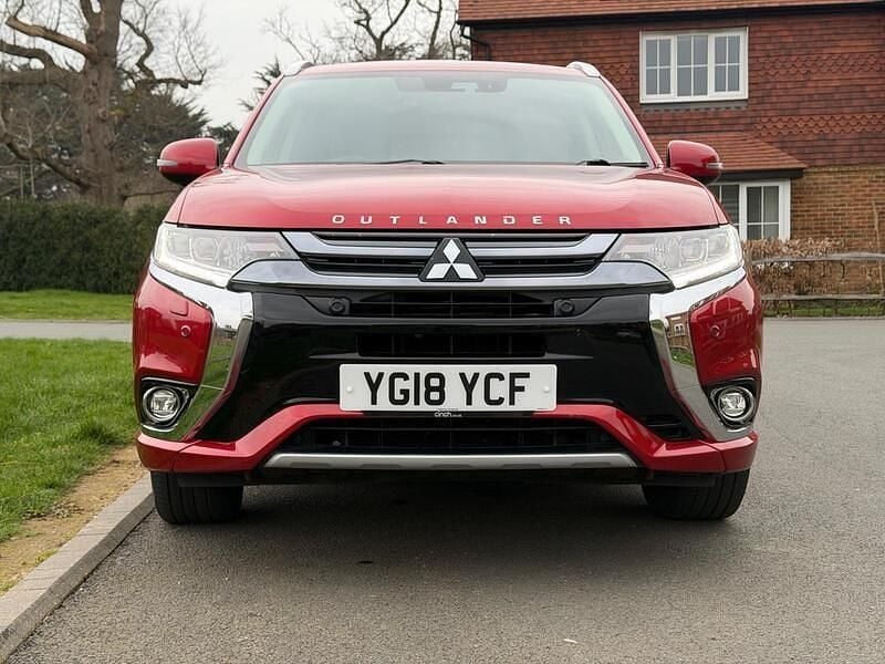 Used Mitsubishi Outlander P-HEV 2018 Red Estate