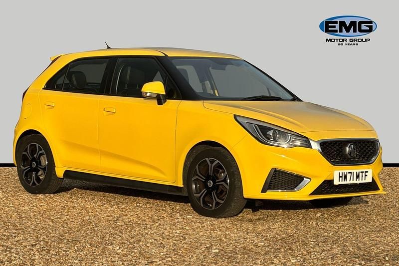 Yellow Used 2021 MG MG3 Exclusive Hatchback | £8,795 (Fair price) - Image 1/3
