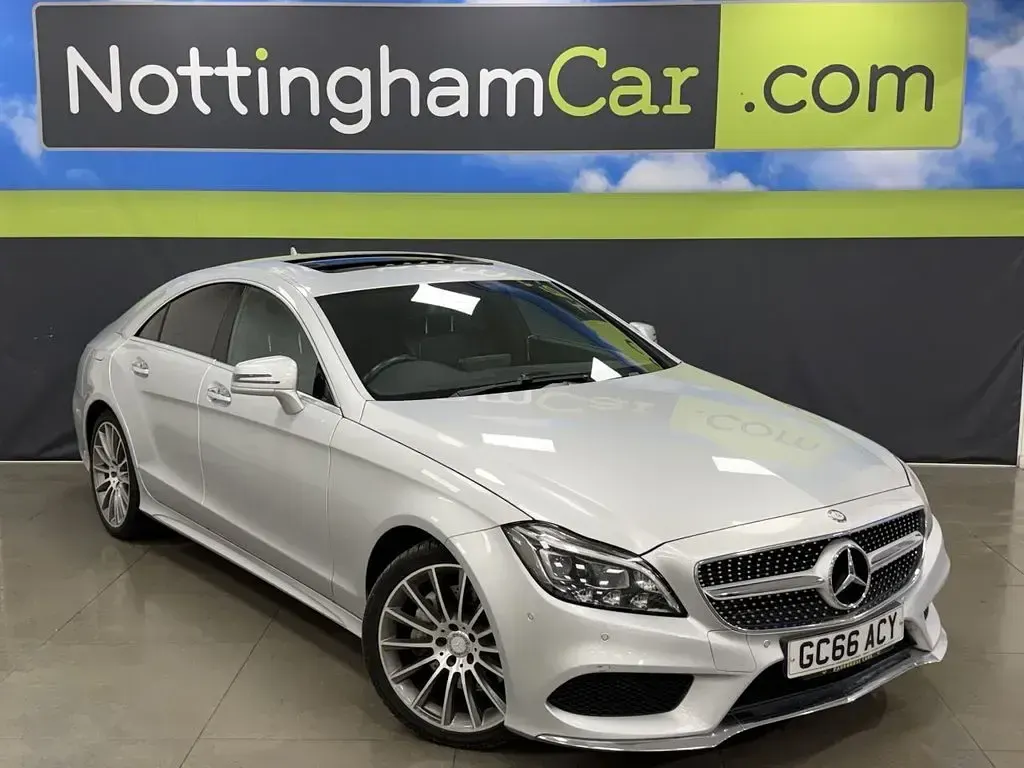 Used Mercedes CLS350 AMG line 258 HP (189 kW) 2016 Silver Coupe