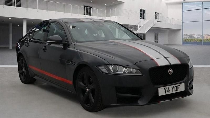 Grey Used 2018 Jaguar XF R-Sport Sedan | £9,995 (Fair price) - Image 1/4