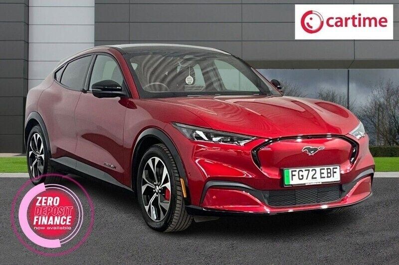 Red Used 2023 Ford Mustang Mach-E Extended Range SUV | £29,950 (Good price) - Image 1/3