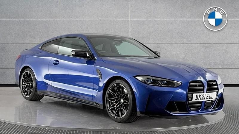 Blue Used 2021 BMW M4 Competition Edition Coupe | £52,850 (Fair price) - Image 1/4