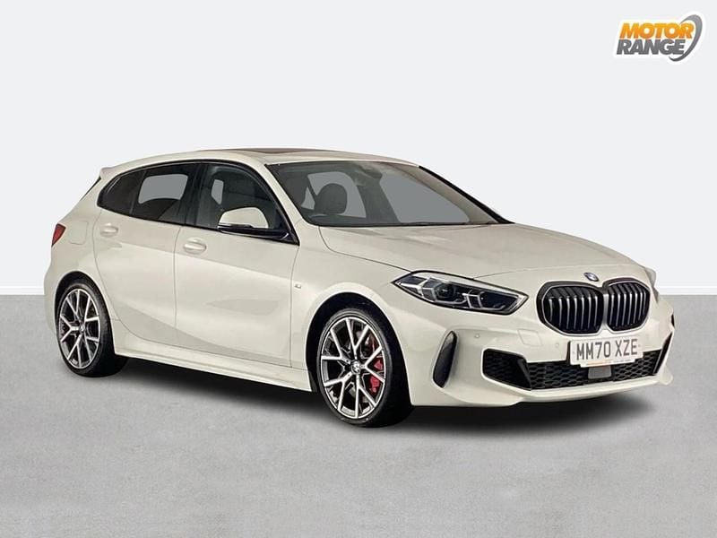 White Used 2021 BMW 128 Comfort Edition Hatchback | £22,795 (Fair price) - Image 1/4