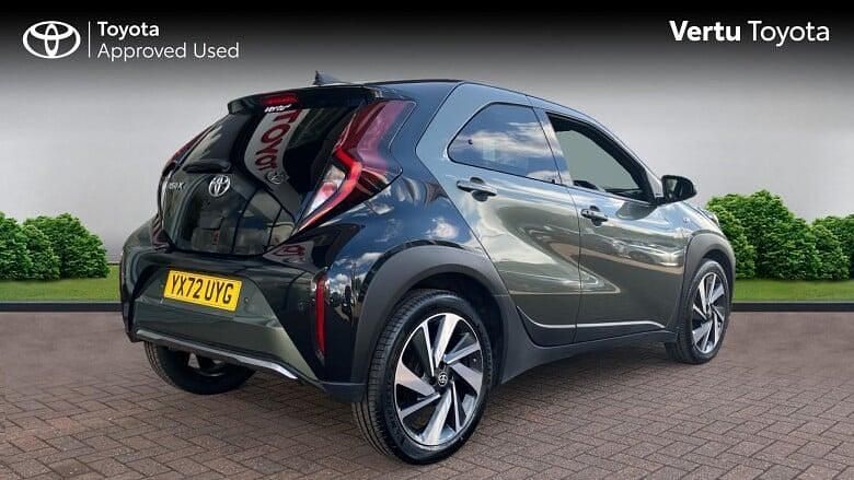Green Used 2022 Toyota Aygo Hatchback | £11,496 (Fair price) - Image 1/3