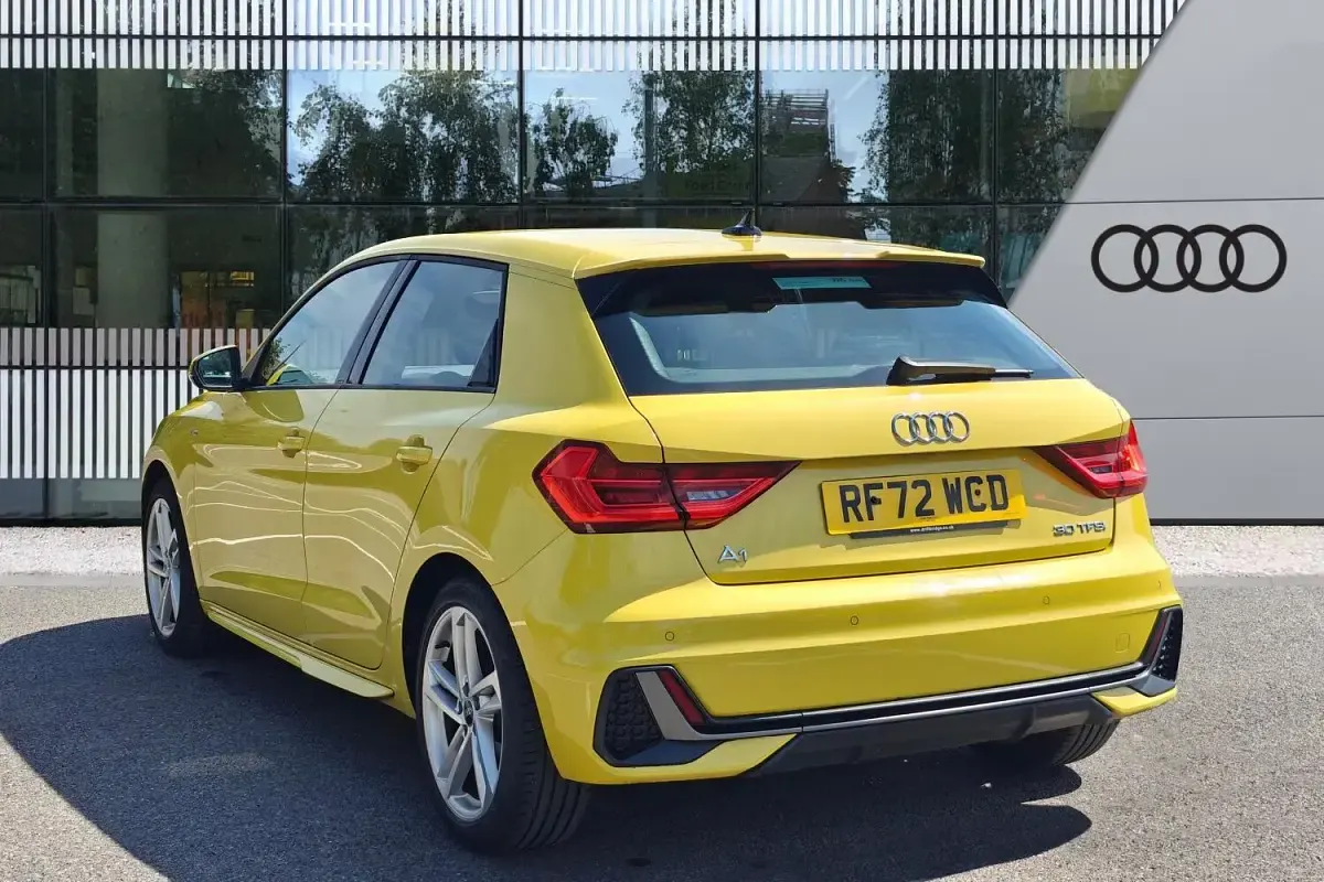 Used Audi A1 Sportback S-Line 2023 Yellow Hatchback