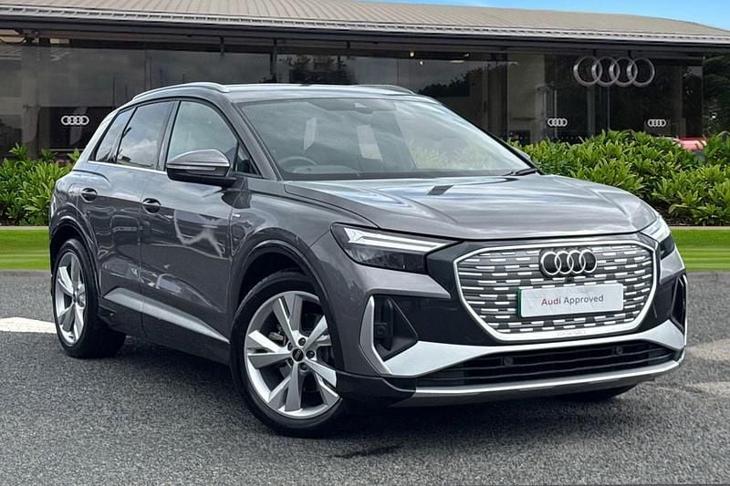 Grey Used 2025 Audi Q4 e-tron S-Line SUV | £27,950 (Good price) - Image 1/4