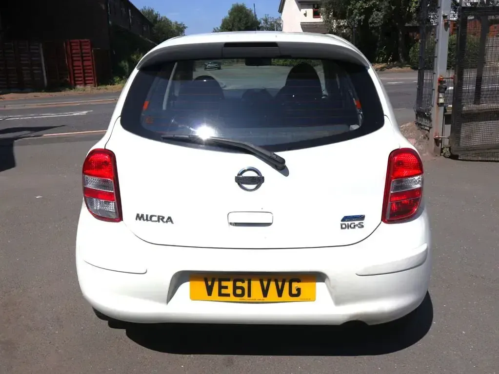 Used Nissan Micra Acenta 98 HP (72 kW) 2012 White Hatchback