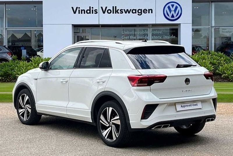 Used VW T-Roc R-line 150 HP (110 kW) 2023 White SUV
