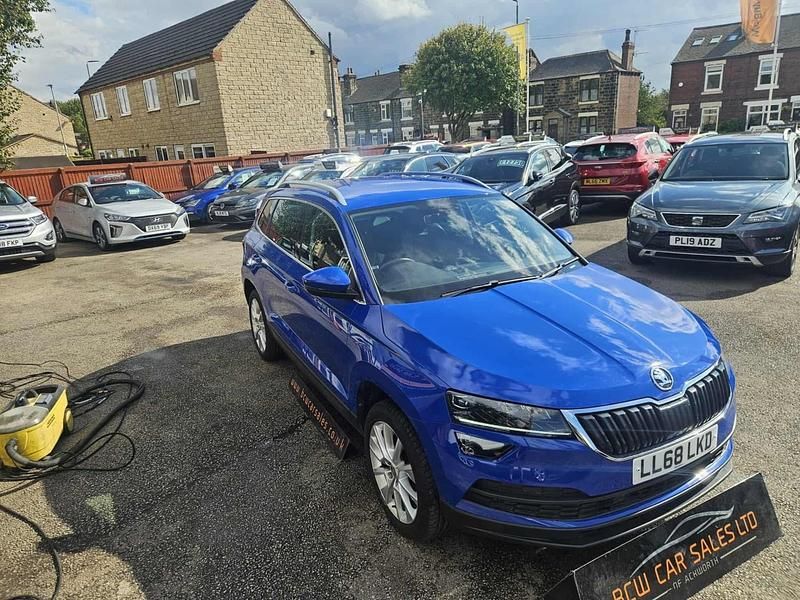 Used Skoda Karoq SE L 150 HP (110 kW) 2019 Blue SUV