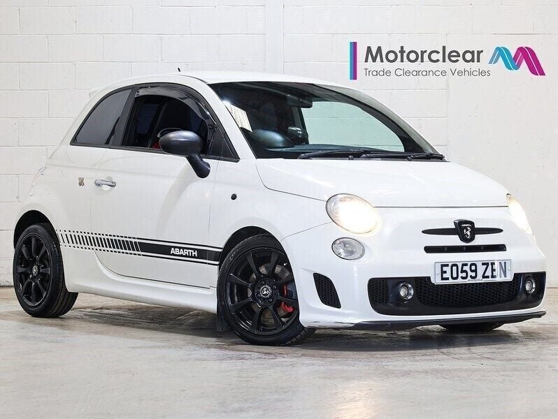 Gara white Used 2009 Abarth 500 Hatchback | £2,795 (Fair price) - Image 1/3