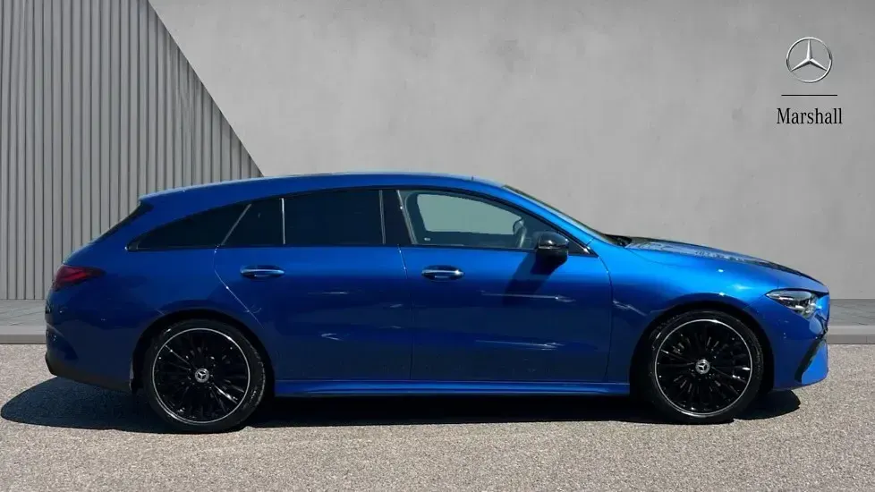 Used Mercedes CLA200 AMG Line Premium Plus 163 HP (119 kW) 2025 Spectral blue metallic