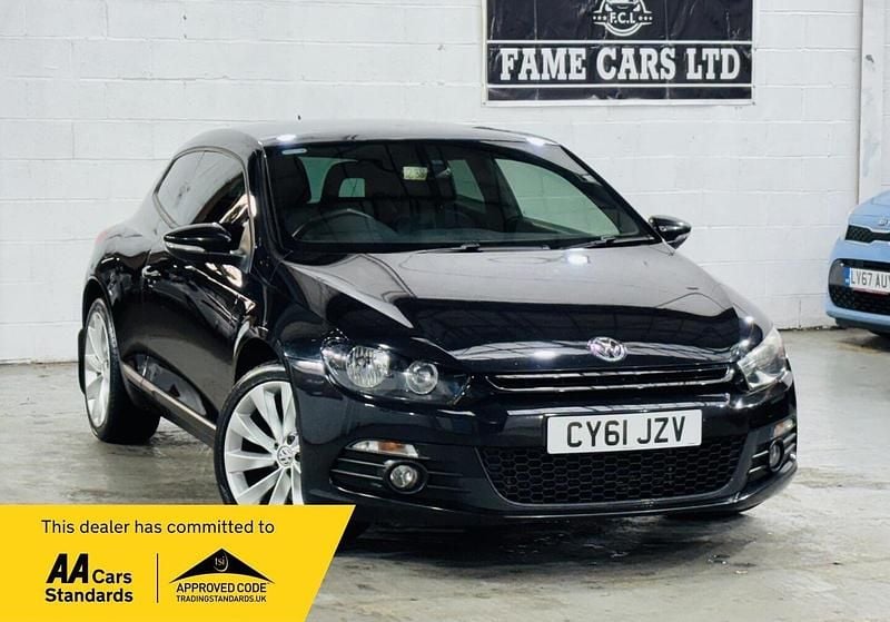 Black Used 2012 VW Scirocco GT Coupe | £4,000 (Fair price) - Image 1/3