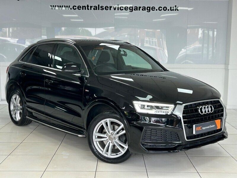 Black Used 2018 Audi Q3 S-Line SUV | £13,995 (Good price) - Image 1/3