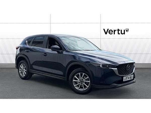 Blue Used 2024 Mazda CX-5 Center-Line SUV | £20,699 (Fair price) - Image 1/4