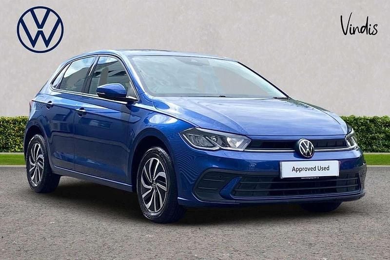 Blue Used 2022 VW Polo Life Hatchback | £14,509 (Fair price) - Image 1/4