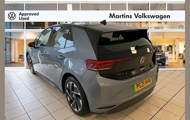 Used VW ID.3 Pure 110 kW (150 HP) 2021 Blue Hatchback