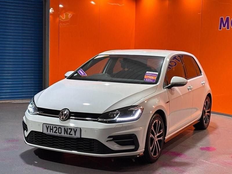 Used VW Golf VII R-line Edition 150 HP (110 kW) 2020 White Hatchback