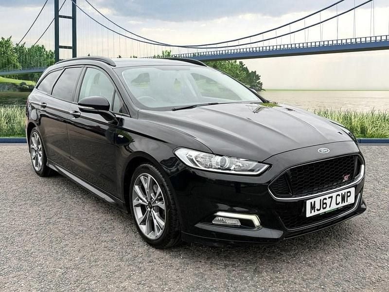Black Used 2017 Ford Mondeo ST-Line Estate | £7,990 (Good price) - Image 1/3