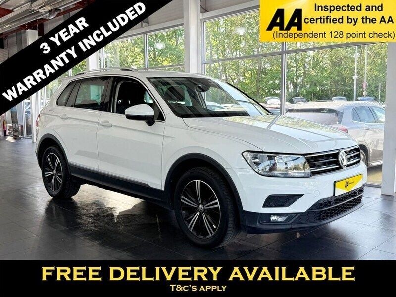 White Used 2018 VW Tiguan SE SUV | £15,895 (Fair price) - Image 1/2