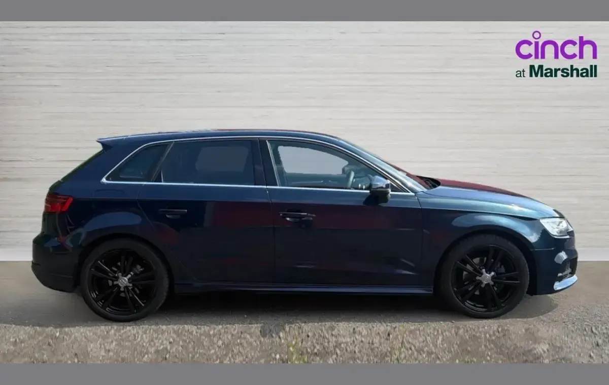 Used Audi A3 S-Line 147 HP (108 kW) 2016 Blue Hatchback