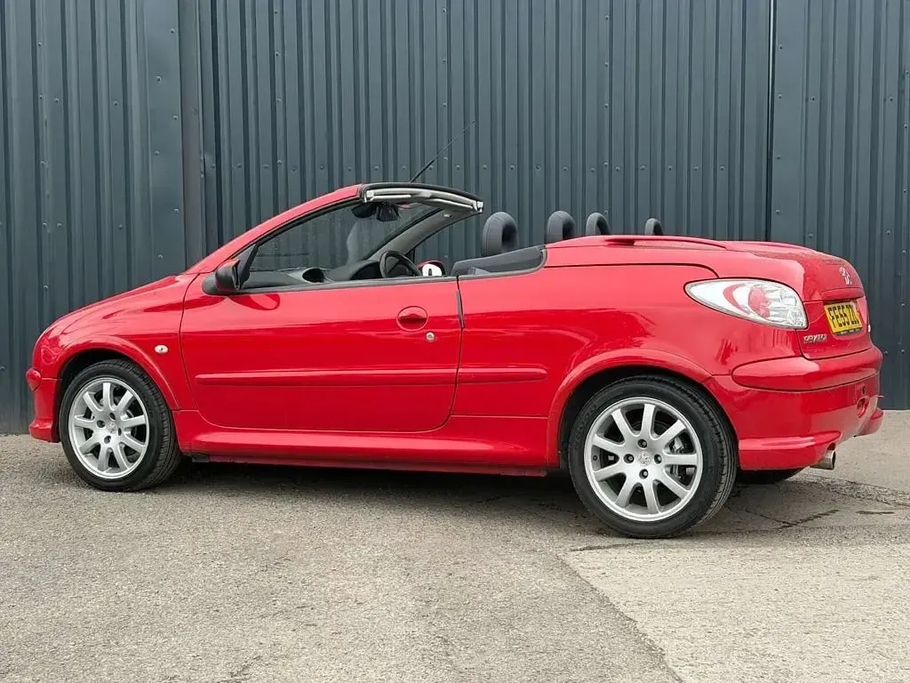 Used Peugeot 206 Allure 2005 Red Cabriolet