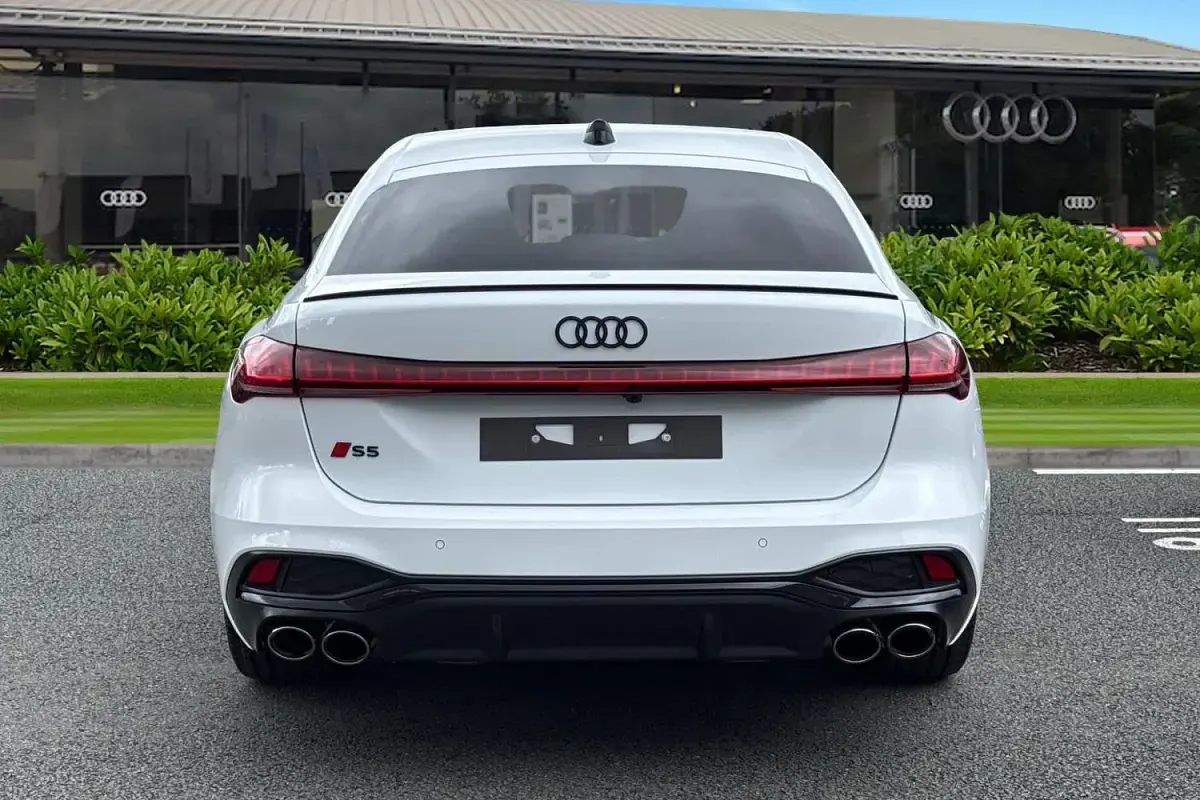 New Audi S5 Black Edition 2026 White Hatchback