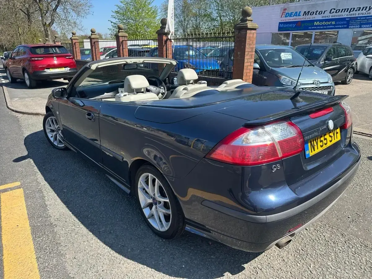 Begagnad Saab 9-3 Cabriolet Aero 2006 Blå Cab