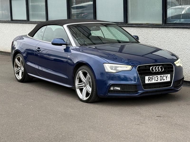 Used Audi A5 Cabriolet S-Line 2013 Blue Cabriolet