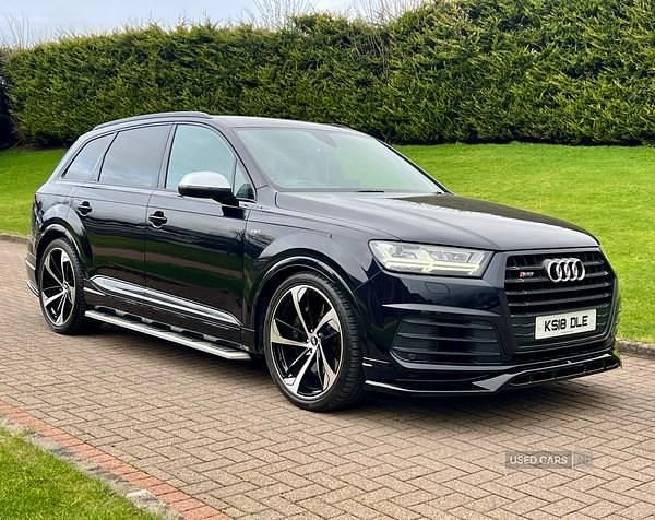 Black Used 2018 Audi SQ7 Design SUV | £30,450 (Good price) - Image 1/4