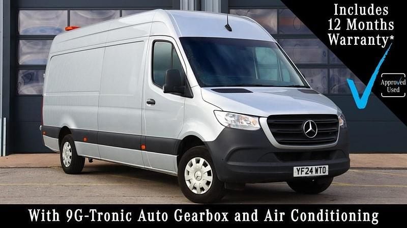 Silver Used 2024 Mercedes Sprinter Premium Van | £32,450 (Expensive) - Image 1/4