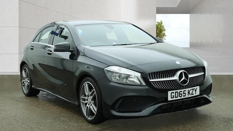 Used Mercedes A200 AMG line 2015 Obsidian black Hatchback