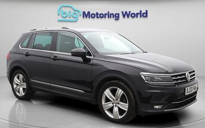Black Used 2020 VW Tiguan SEL SUV | £18,100 (Good price) - Image 1/4